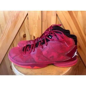 Nike Air Jordan Size 12 Flight speed Mesh Red Camo Sneakers 768929-630